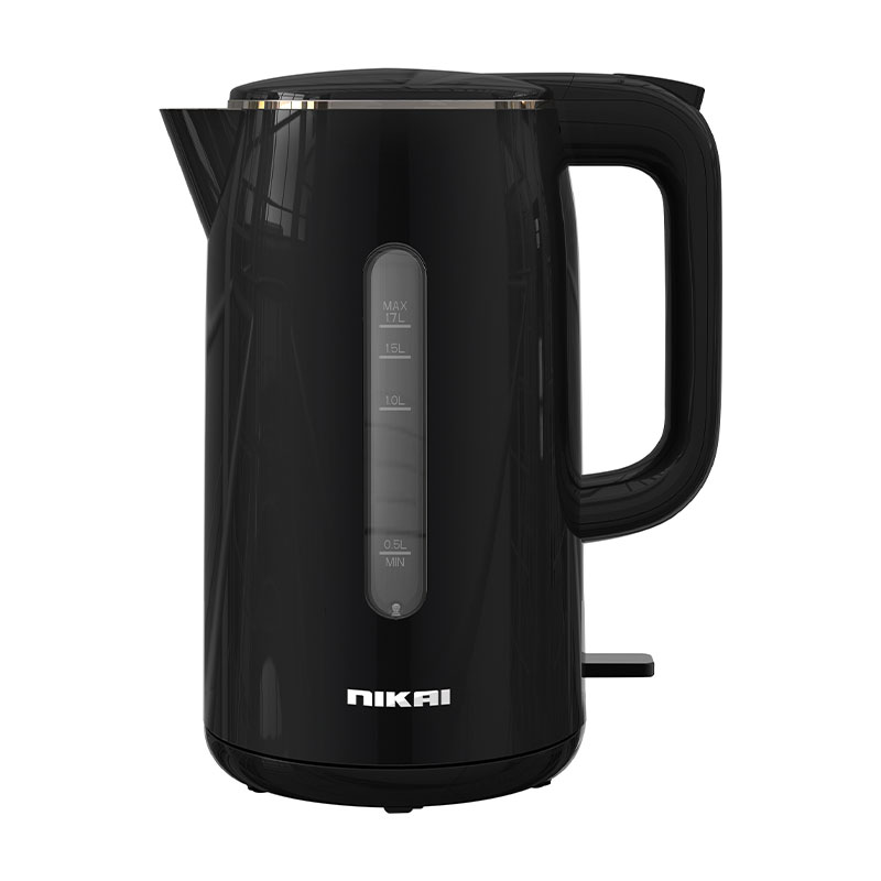 Nikai Kettle 1.7L 2200W Double Layer Stainless Steel Auto Shut Boil Dry Protection Matte Finish Indicator Light Nk820T2 - Black 1 Nikai Kettle 1.7L 2200W Double Layer Stainless Steel Auto Shut Boil Dry Protection Matte Finish Indicator Light Nk820T2 - Black