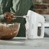 Kenwood Hand Mixer (Electric Whisk) 450W With 5 Speeds + Turbo Button Twin Stainless Steel Kneader And Beater For Mixing Whipping Whisking Kneading HMP30.A0WH