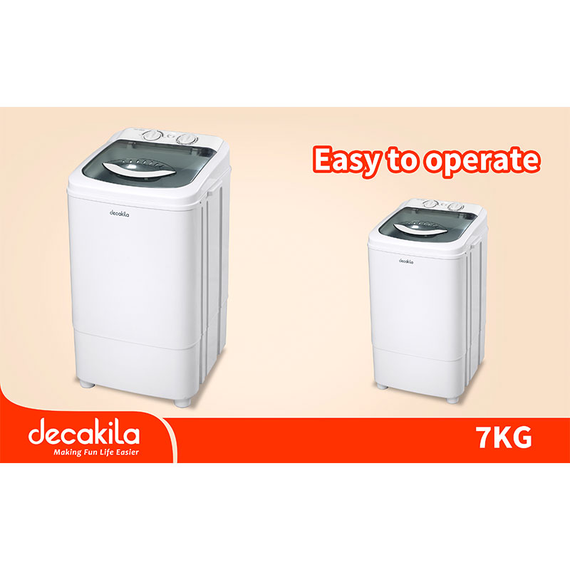 Decakila Washing Machine 7Kg Wash Top Load Single Tub Capacity Wash Timer Wash Drain Selector Lint Filter Kedm004W 2 Decakila Washing Machine 7Kg Wash Top Load Single Tub Capacity Wash Timer Wash Drain Selector Lint Filter Kedm004W
