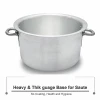 Nadstar Aluminium Sufuria 3pcs with Lid & Handle 50L 55L 65L Cookware Set Tope Cooking Pot for Commercial Use - Gauge 8 Kitchen Heavy Duty Tapela