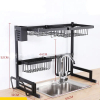 Nadstar Dish Rack Stainless Steel Kitchen Drying Rack Extendable Over The Sink HP93-093
