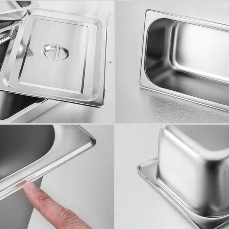 Nadstar Chaffing Dish Pan With Lid 14X10Cm 819-2 - 819-L 4 Nadstar Chaffing Dish Pan With Lid 14X10Cm 819-2 - 819-L