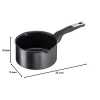 Tefal Unlimited Saucepan 16 CM All Hobs Titanium Non Stick Anti Scratch Safe Non Stick G6 Unlimited Round Saucepan With Pouring Edge Pan Cast Aluminum G2552802