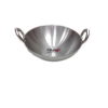 Nadstar Aluminium Karai 12" No5 Heavy Base Aluminum Kadai Deep Frying Kadai with Handle for Kitchen