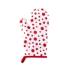 Decakila Cotton Oven Mitts 3 Layer Thickened Oven Gloves Cotton-Linen Thermal Insulation Silicone Oven Mitts Thick for Safe Cooking Baking KMTT055R