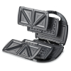 Kenwood Sandwich Maker 3 In 1 Sandwich Grill/Griddle Waffle Dual Plate Press For Toasties Easy To Use & Clean Non-Stick Plates Compact Size Bread Toaster SMM01.A0BK