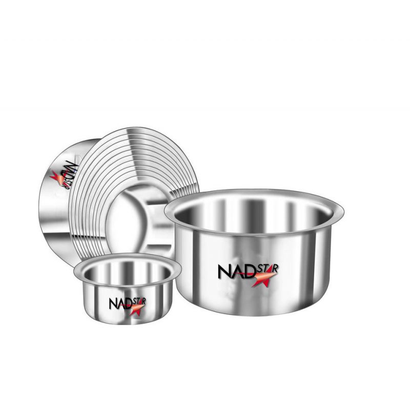 Nadstar Aluminum Sufuria 12Pcs With Lid 12-23 Cookware Set Tope Cooking Pot With Lid And Handle For Commercial Use - Kitchen Heavy Duty 1 Nadstar Aluminum Sufuria 12Pcs With Lid 12-23 Cookware Set Tope Cooking Pot With Lid And Handle For Commercial Use - Kitchen Heavy Duty