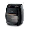Kenwood Air Fryer Oven 11L 2000W Multi-Functional Air Fryer Cum Microwave Oven For Frying Grilling Broiling Roasting Baking Toasting Heating And Defrosting HFP90.000BK