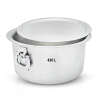 Nadstar Aluminium Sufuria 430L with Lid & Handle 57KG Gauge 5G 5.40MM Aluminium Tapela Patila with Handles Commercial Tope No.80