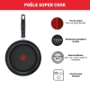 Tefal Super Cook Cookware Set 9PCS Non Stick Thermo Signal 100% Safe Aluminium Frying Pan & Cooking Pot Kitchen Utensil Set B459S984