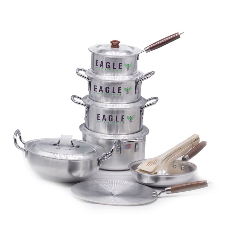 Nadstar Aluminium Casserole Eagle Gift Set 15Pcs 2 Nadstar Aluminium Casserole Eagle Gift Set 15Pcs