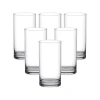 Ocean Glass 6pcs Fin Line Hi Ball 280ml Drink Tumbler 1B01210