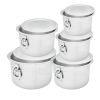 Nadstar Aluminium Sufuria 5pcs with Lid & Handle 55L 65L 75L 85L 100L Cookware Set Tope Cooking Pot for Commercial Use - Gauge 7 Kitchen Heavy Duty Tapela