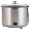 Kenwood 2-in-1 Rice Cooker 1.8L 10-Cups Rice with Food Steamer Basket Non-Stick Cooking Pot Temepered Glass Lid Warm/Cook Lights Spatula Holder Detachable Cord RCM45.000SS