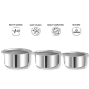 Nadstar Aluminum Sufuria 12Pcs With Lid 12-23 Cookware Set Tope Cooking Pot With Lid and Handle for Commercial Use - Kitchen Heavy Duty Half Polished