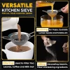 Nadstar Strainer Stainless Steel 14 CM Multipurpose Kitchen Tea Strainer 2023004
