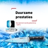Tefal Ice Force Wooden Block with 5 Slots and 5 Knives: Bread Knife 20 cm / Chef Knife 20 cm / Santoku Knife 18 cm / Paring Knife 11 cm / Carving Knife 9 cm K232S574