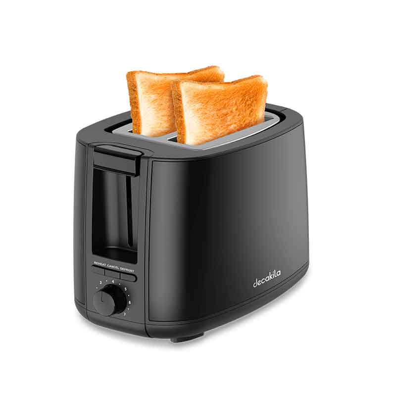 Decakila Toaster 2 Slice 750W Black 7 Toast Variants 7-Setting Browning Control With Removable Crumbs Tray Kets008B 2 Decakila Toaster 2 Slice 750W Black 7 Toast Variants 7-Setting Browning Control With Removable Crumbs Tray Kets008B