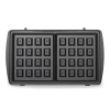 Kenwood Sandwich Maker 3 In 1 Sandwich Grill/Griddle Waffle Dual Plate Press For Toasties Easy To Use & Clean Non-Stick Plates Compact Size Bread Toaster SMM01.A0BK