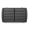 Kenwood Sandwich Maker 3 In 1 Sandwich Grill/Griddle Waffle Dual Plate Press For Toasties Easy To Use & Clean Non-Stick Plates Compact Size Bread Toaster SMM01.A0BK