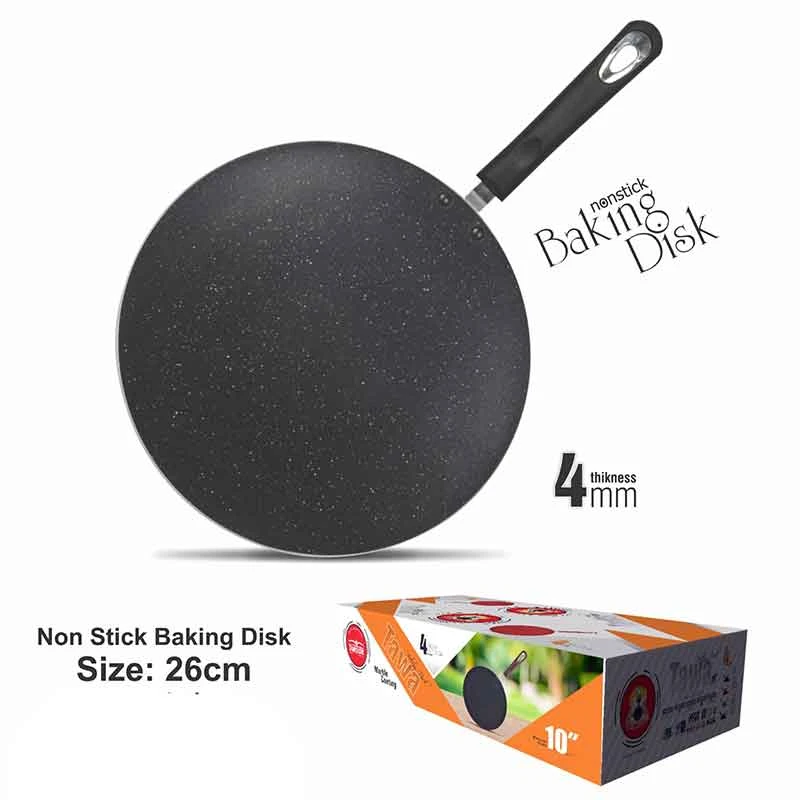 Nadstar Tawa 26Cm Nonstick Interior For Low Fat Healthy Cooking 10 Inch Baking Disk Xmarble Coating Becolite Suitable For All Source Tb26 2 Nadstar Tawa 26Cm Nonstick Interior For Low Fat Healthy Cooking 10 Inch Baking Disk Xmarble Coating Becolite Suitable For All Source Tb26