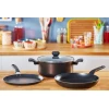 Tefal Easy Cook Frypan 28cm Titanium Non Stick Thermo Signal 100% Safe Cooking Pan Suitable for All Heat Sources Except Induction B5540602