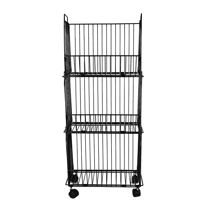 Nadstar Storage Rack Stainless Steel 3 Layers With Wheels Kitchen Standing Storage Rack Hp22-029H 2 Nadstar Storage Rack Stainless Steel 3 Layers With Wheels Kitchen Standing Storage Rack Hp22-029H