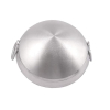 Nadstar Aluminium Karai 13" No6 Heavy Base Aluminum Kadai Deep Frying Kadai with Handle for Kitchen