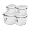 Nadstar Aluminium Sufuria 4pcs with Lid & Handle 75L 85L 100L 110L Cookware Set Tope Cooking Pot for Commercial Use - Gauge 7 Kitchen Heavy Duty Tapela