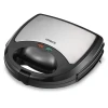 Kenwood Sandwich Maker 3 In 1 Sandwich Grill/Griddle Waffle Dual Plate Press For Toasties Easy To Use & Clean Non-Stick Plates Compact Size Bread Toaster SMM01.A0BK