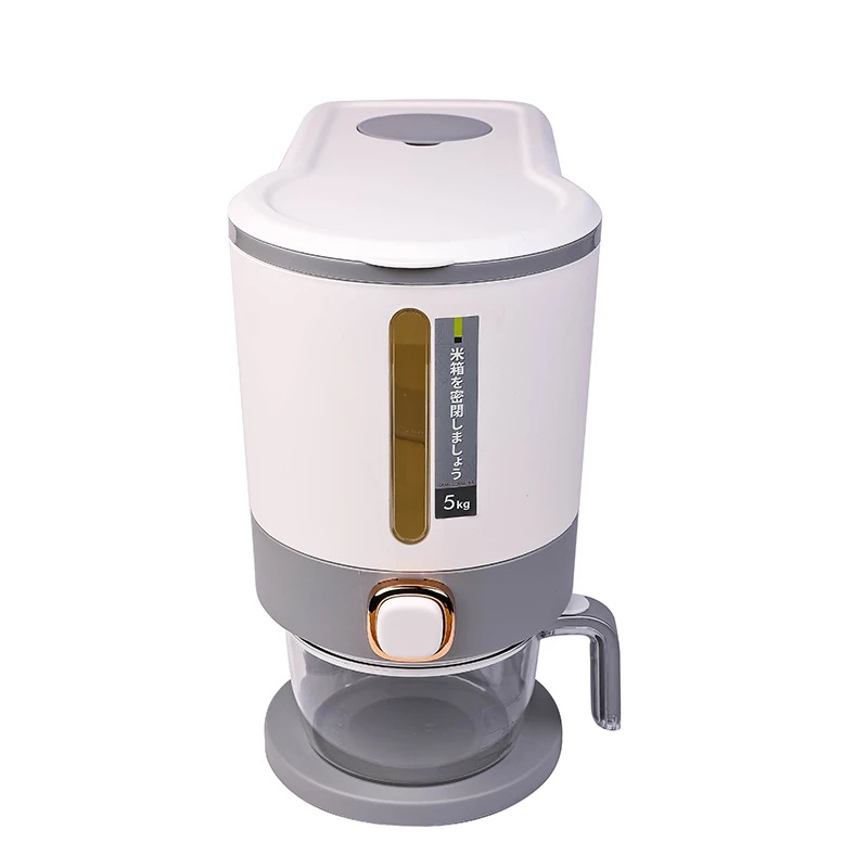 Nadstar Rice Bucket 5Kg Food Grain Storage Container Large Capacity Storage Box 950-2021-5 9 Nadstar Rice Bucket 5Kg Food Grain Storage Container Large Capacity Storage Box 950-2021-5