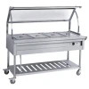 Nadstar Trolley With Glass Top 4 Pan - HBW-4G