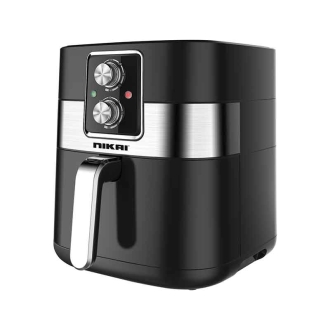 Nikai Air Fryer 3.5L 1300w 30min Timer With Basket Low Oil Cool Touch Temperature Adjustable Low Oil Fryer Healthy Fryer NAF788A-2