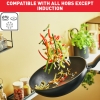 Tefal Super Cook Cookware Set 9PCS Non Stick Thermo Signal 100% Safe Aluminium Frying Pan & Cooking Pot Kitchen Utensil Set B459S984
