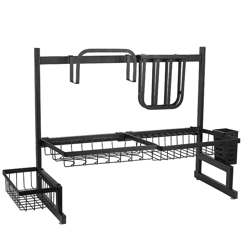 Nadstar Dish Rack Stainless Steel Kitchen Drying Rack Extendable Over The Sink Hp93-093 1 Nadstar Dish Rack Stainless Steel Kitchen Drying Rack Extendable Over The Sink Hp93-093