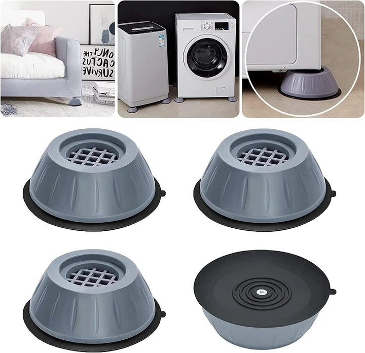 Shock Pad Anti Vibration Washing Machine Support Pads 4Pcs Set 3 Shock Pad Anti Vibration Washing Machine Support Pads 4Pcs Set
