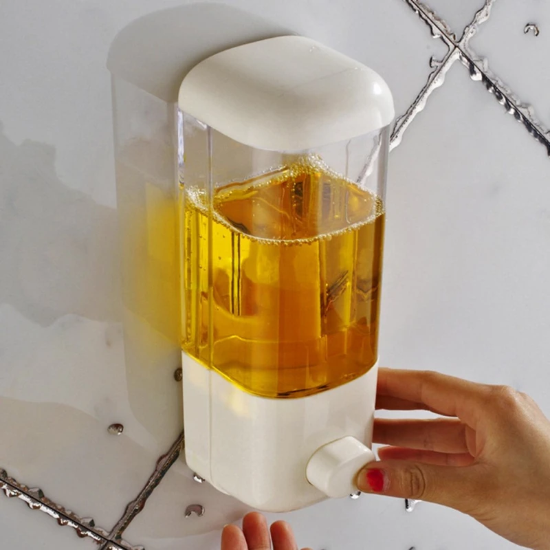 Nadstar Soap Dispenser Touch Plastic Soap Wall Mounted 503-03-B-2 7 Nadstar Soap Dispenser Touch Plastic Soap Wall Mounted 503-03-B-2