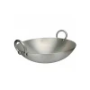 Nadstar Aluminium Karai 14" No7 Heavy Base Aluminum Kadai Deep Frying Kadai with Handle for Kitchen