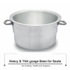 Nadstar Aluminium Sufuria 3pcs with Lid & Handle 230L 275L 325L Cookware Set Tope Cooking Pot for Commercial Use - Gauge 6 & 5 Kitchen Heavy Duty Tapela