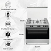 Nikai Cooker 90x60 Full Gas Oven Cooking Range 5 Gas Burner With Double Glass Oven Door Button Ignition Hobs And Oven U9063FS