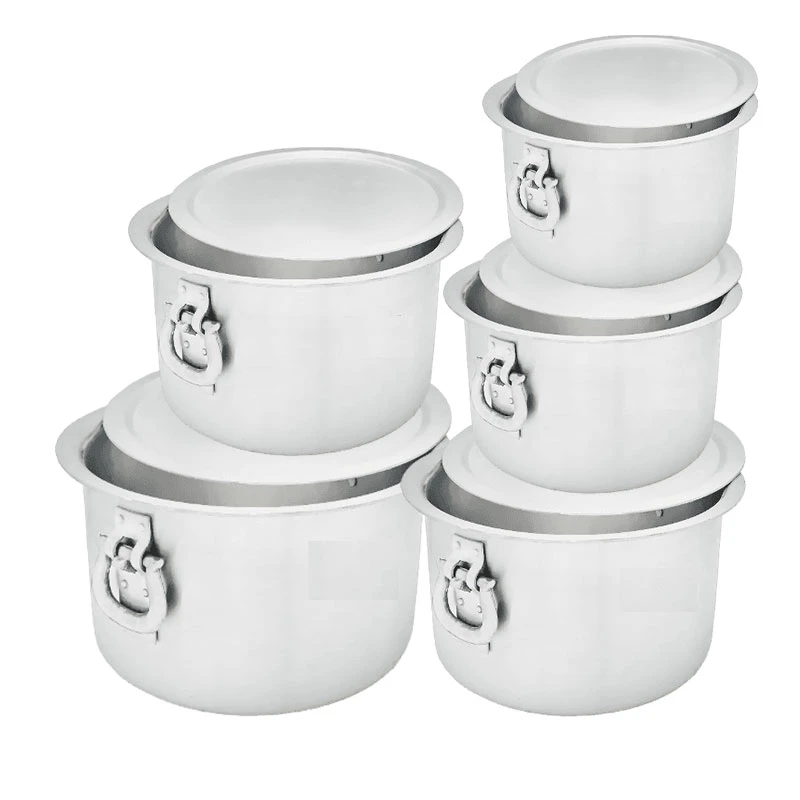 Nadstar Aluminium Sufuria 5Pcs With Lid &Amp; Handle 125L 140L 155L 170L 190L Cookware Set Tope Cooking Pot For Commercial Use - Gauge 7 Kitchen Heavy Duty Tapela 1 Nadstar Aluminium Sufuria 5Pcs With Lid &Amp; Handle 125L 140L 155L 170L 190L Cookware Set Tope Cooking Pot For Commercial Use - Gauge 7 Kitchen Heavy Duty Tapela