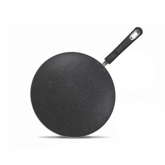 Nadstar Tawa 36CM Nonstick Interior For Low Fat Healthy Cooking 14 Inch Baking Disk Marble Coating Becolite Suitable For All Source TB36