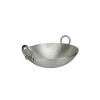Nadstar Aluminium Karai 12" No5 Heavy Base Aluminum Kadai Deep Frying Kadai with Handle for Kitchen