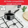 Tefal Dark Stone Cookware Set 11PCS Non Stick Thermo Signal 100% Safe Stewpots 22/24 CM + Lids Saucepan 18 CM Frypan 28 CM Wokpan 28 CM Spoon Ladle B491SB85