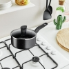 Tefal Dark Stone Cookware Set 11PCS Non Stick Thermo Signal 100% Safe Stewpots 22/24 CM + Lids Saucepan 18 CM Frypan 28 CM Wokpan 28 CM Spoon Ladle B491SB85