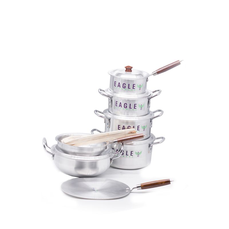 Nadstar Aluminium Casserole Eagle Gift Set 15Pcs 1 Nadstar Aluminium Casserole Eagle Gift Set 15Pcs