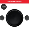 Tefal Super Cook Stew Pot 22cm + Lid Non Stick Thermo Signal 100% Safe Stew Pan Black Aluminium B4594584