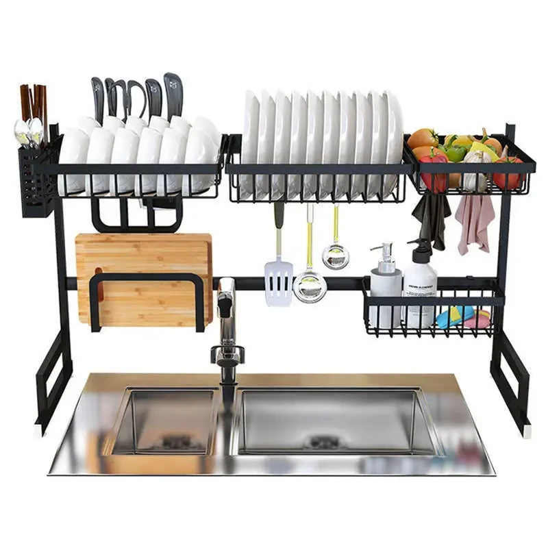 Nadstar Dish Rack Stainless Steel Kitchen Drying Rack Extendable Over The Sink Hp93-093 9 Nadstar Dish Rack Stainless Steel Kitchen Drying Rack Extendable Over The Sink Hp93-093