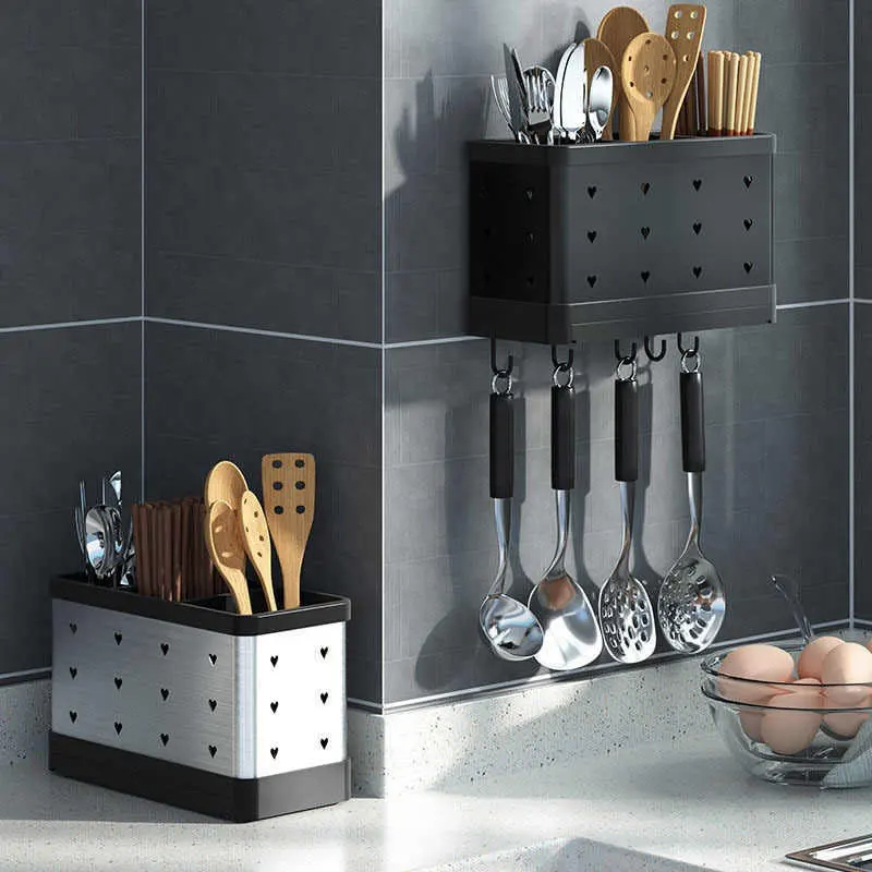 Nadstar Cutlery Set Holder Rack For Kitchen &Amp; Home Kitchen Wall Mount Hp12-200 10 Nadstar Cutlery Set Holder Rack For Kitchen &Amp; Home Kitchen Wall Mount Hp12-200