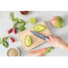 Tefal Fresh Kitchen Chef Knife With Cover 15cm Titanium Non Stick Coating Ideal For Slicing & Chopping All Types of Food High Performance Stainless Steel K1220304